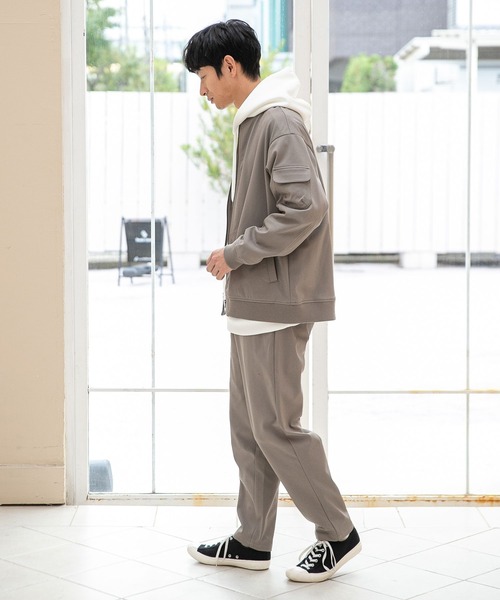 LAKOLE（ラコレ）の「FSS MA-1ブルゾン / 262396（MA-1・メンズ・オリーブ/ブラック/グレー・LARGE/MEDIUM）」の5枚目の写真