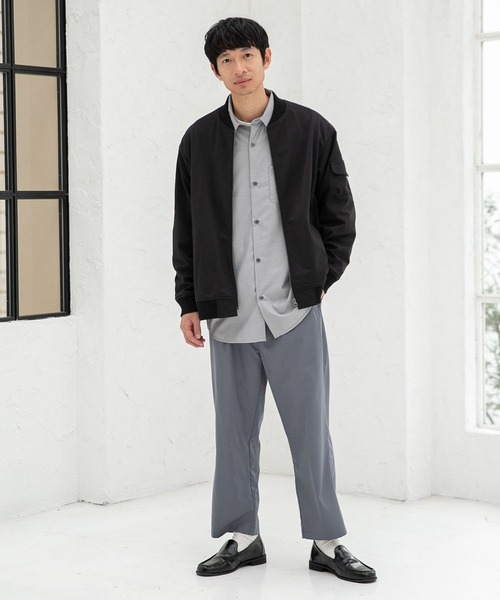 LAKOLE（ラコレ）の「FSS MA-1ブルゾン / 262396（MA-1・メンズ・オリーブ/ブラック/グレー・LARGE/MEDIUM）」の8枚目の写真