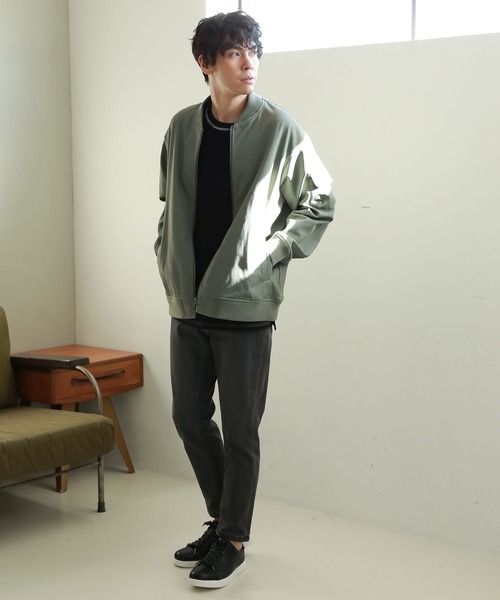 LAKOLE（ラコレ）の「FSS MA-1ブルゾン / 262396（MA-1・メンズ・オリーブ/ブラック/グレー・LARGE/MEDIUM）」の10枚目の写真