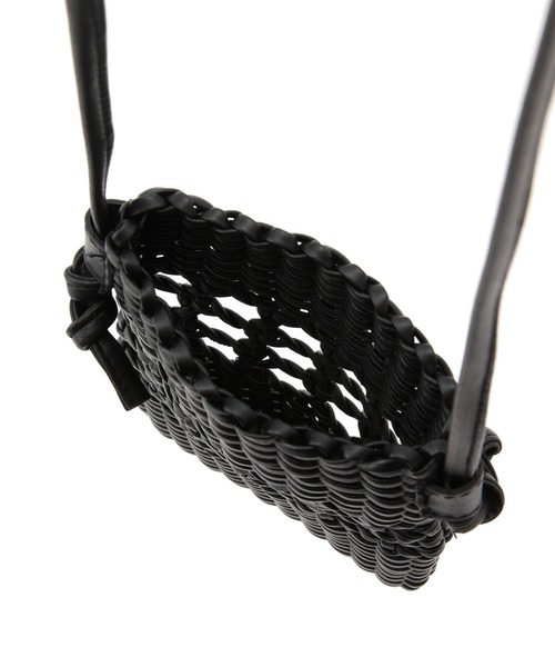 ROPE' PICNIC（ロペピクニック）の「スムースハンドメッシュミニスクエアショルダーバッグ（ショルダーバッグ・レディース・ブラック/オフホワイト/グリーン・FREE）」の15枚目の写真