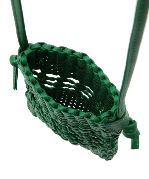 ROPE' PICNIC（ロペピクニック）の「スムースハンドメッシュミニスクエアショルダーバッグ（ショルダーバッグ・レディース・ブラック/オフホワイト/グリーン・FREE）」の17枚目の写真