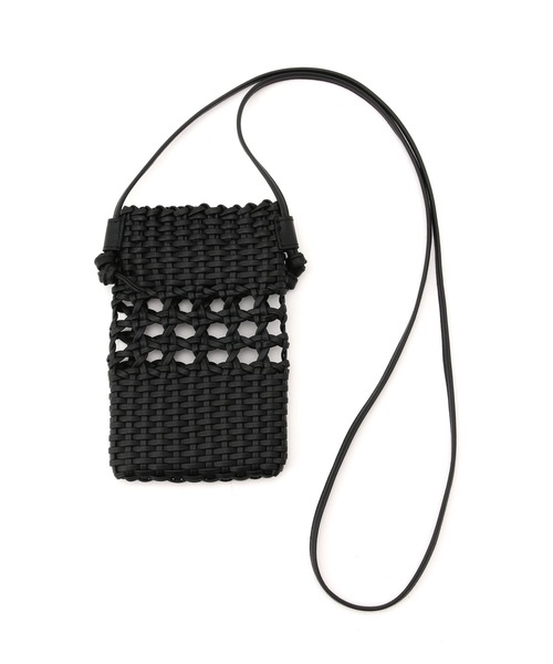 ROPE' PICNIC（ロペピクニック）の「スムースハンドメッシュミニスクエアショルダーバッグ（ショルダーバッグ・レディース・ブラック/オフホワイト/グリーン・FREE）」の18枚目の写真