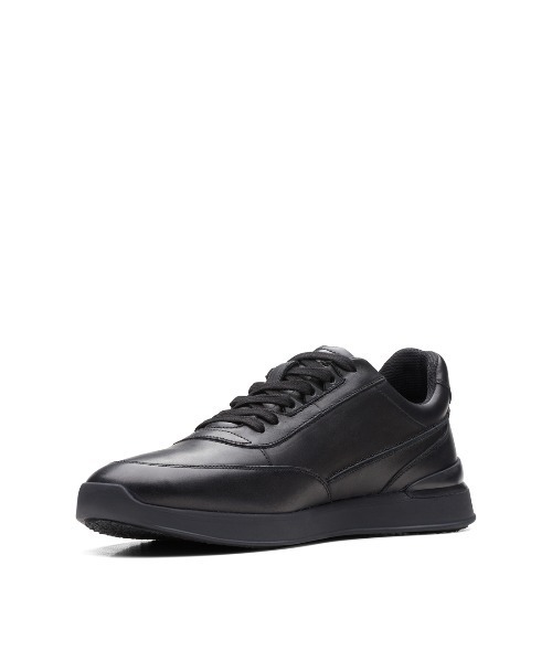 Clarks（クラークス）の「RaceLite Lace / レースライトレース (ブラックレザー)（スニーカー・メンズ・ブラック・UK9/UK7/UK7.5/UK8.5/UK10/UK8/UK9.5/UK6/UK6.5）」の4枚目の写真