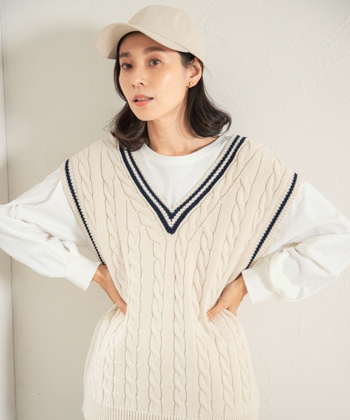 LEPSIM(レプシィム)の「機能付きメッセージキャップ 263702(キャップ・レディース・ブラック/グレー/カーキ/アイボリー・ONE SIZE)」の6枚目の写真