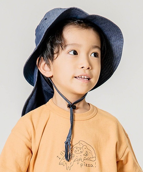 F.O.KIDS(エフオーキッズ)の「F.O.KIDS/エフオーキッズ アウトドアハット バケットハット(ハット・キッズ・ブラック/ベージュ/ネイビー/マルチ・54/56)」の3枚目の写真