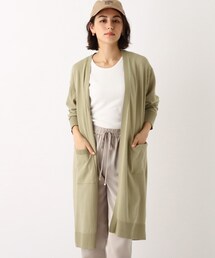 OPAQUE.CLIP | 【エマール検証済 洗える】ロングカーディガン【エクストラファインオーガニックコットン】(カーディガン/ボレロ)