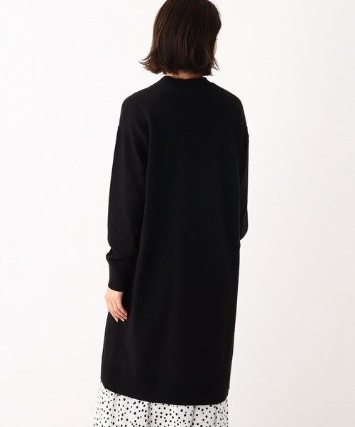 OPAQUE.CLIP（オペークドットクリップ）の「◆ロングカーディガン【エクストラファインオーガニックコットン】（カーディガン/ボレロ・レディース・ブラック/サンドベージュ/オフホワイト/ブラウン系その他・38/42/40）」の7枚目の写真