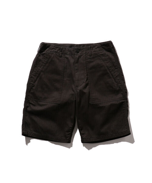 BEAMS PLUS（ビームスプラス）の「BEAMS PLUS / ヘリンボーン ミリタリー ユーティリティ ショーツ（その他パンツ・メンズ・チャコールグレー/オリーブ・S/M/XL/L）」の11枚目の写真
