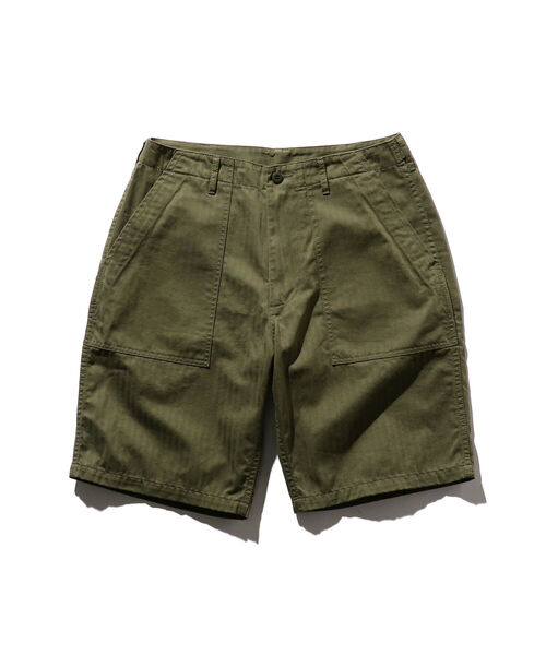 BEAMS PLUS（ビームスプラス）の「BEAMS PLUS / ヘリンボーン ミリタリー ユーティリティ ショーツ（その他パンツ・メンズ・チャコールグレー/オリーブ・S/M/XL/L）」の18枚目の写真
