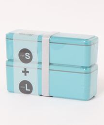 AVALON(U.Q)（アバロン）の「【セール対象外】GEL-COOL square　slim S+L　保冷蓋ランチボックス（お弁当箱）」