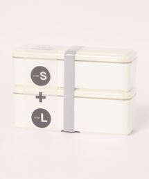 AVALON(U.Q)（アバロン）の「【セール対象外】GEL-COOL square　slim S+L　保冷蓋ランチボックス（お弁当箱）」