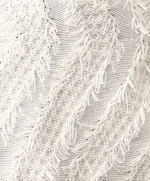 UNTITLED（アンタイトル）の「◆コットンリネン Vネックカーディガン（カーディガン/ボレロ・レディース・ネイビー系6/アイボリー系4・00/48/04/44/02）」の7枚目の写真