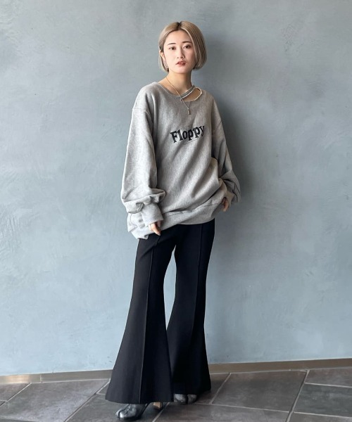 Lui's（ルイス）の「ラッパフレアパンツ（スラックス・レディース・ブラック/ブルー/ピンク・FREE）」の8枚目の写真