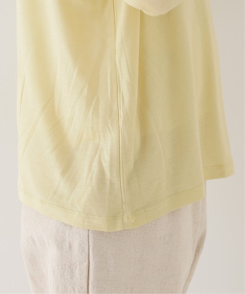 BASERANGE（ベースレンジ）の「【BASERANGE/ベースレンジ】 LOOSE LONG SLEEVE TEE：カットソー（Tシャツ/カットソー・レディース・モスグリーン・X-SMALL）」の11枚目の写真