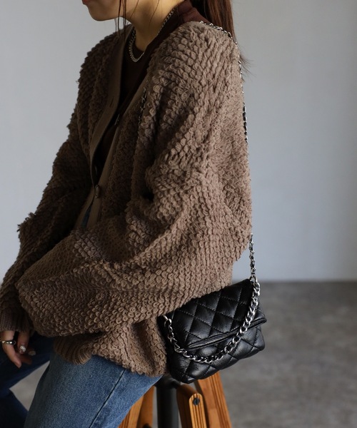 sakishimatokyo（サキシマトーキョー）の「キルティングポシェット（ショルダーバッグ・レディース・ブルー/ブラック/アイボリー・FREE）」の14枚目の写真