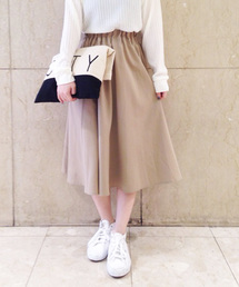 Kastane | 【Kastane】ミモレWタックスカート(スカート)