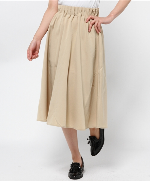 Kastane（カスタネ）の「【Kastane】ミモレWタックスカート（スカート・レディース・ベージュ/グレー/カーキ・FREE）」の6枚目の写真