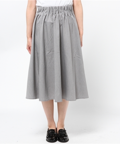 Kastane（カスタネ）の「【Kastane】ミモレWタックスカート（スカート・レディース・ベージュ/グレー/カーキ・FREE）」の8枚目の写真