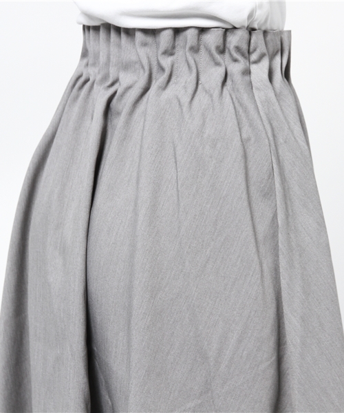 Kastane（カスタネ）の「【Kastane】ミモレWタックスカート（スカート・レディース・ベージュ/グレー/カーキ・FREE）」の12枚目の写真