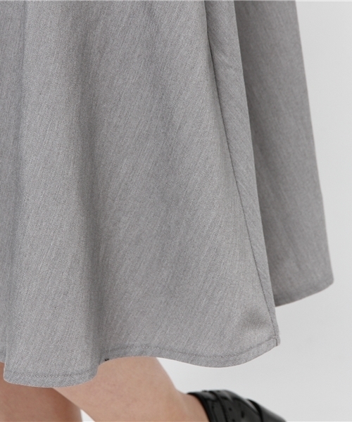 Kastane（カスタネ）の「【Kastane】ミモレWタックスカート（スカート・レディース・ベージュ/グレー/カーキ・FREE）」の13枚目の写真