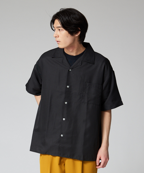 ABAHOUSE(アバハウス)の「スーベニア バック刺繍 オーバーサイズ オープンカラーシャツ(シャツ/ブラウス・メンズ・ブラック/グレー/カーキ・46/48)」の11枚目の写真