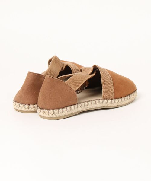 LUGG NAGG(ラグナグ)の「ゴムクロスエスパ(サンダル・レディース・ブラウン/グリーン/ブラック・M/L/S)」の4枚目の写真