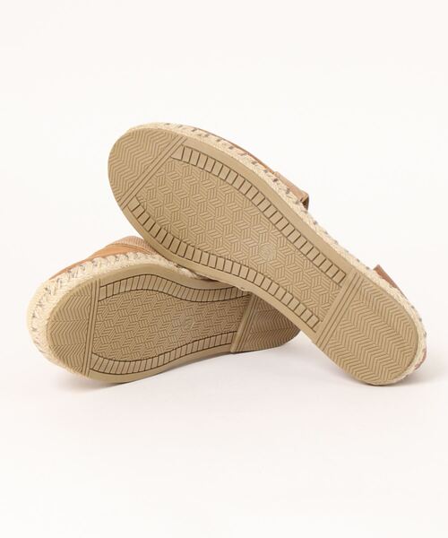LUGG NAGG(ラグナグ)の「ゴムクロスエスパ(サンダル・レディース・ブラウン/グリーン/ブラック・M/L/S)」の5枚目の写真