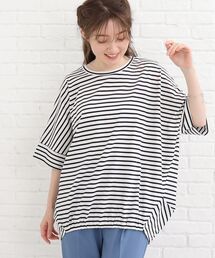 SHOO・LA・RUE | 【藤本美貴さん着用】【接触冷感】フロントギャザードルマンプルオーバー(Tシャツ/カットソー)