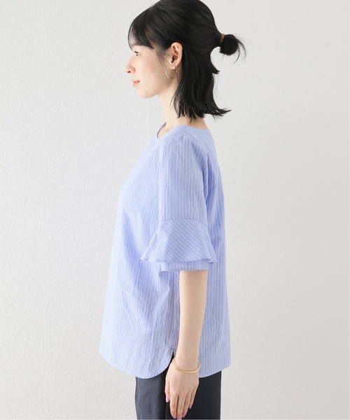 La TOTALITE（ラトータリテ）の「コットンラッフルスリーブ