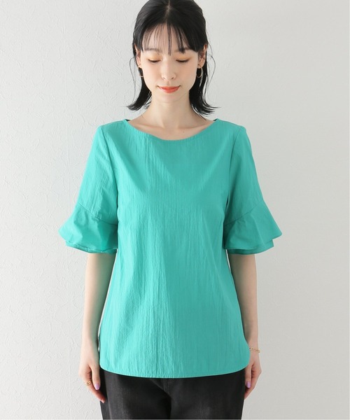 La TOTALITE（ラトータリテ）の「コットンラッフルスリーブ