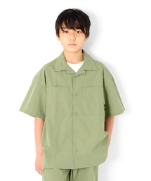 GLAZOS | T/R・開襟半袖シャツ【セットアップ対応】(シャツ/ブラウス)