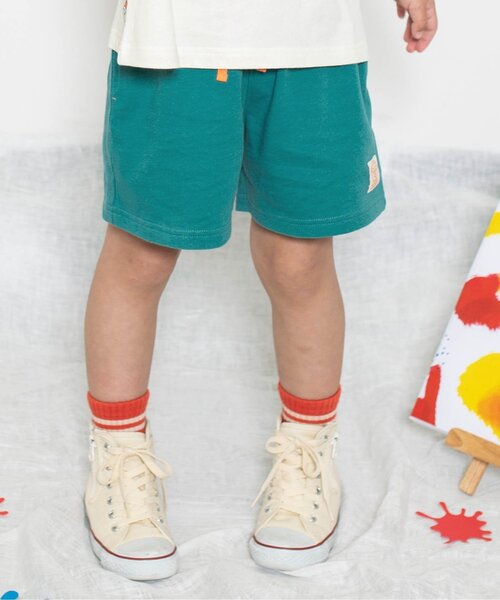 BREEZE(ブリーズ)の「カラバリイージーパンツ 4分丈(その他パンツ・キッズ・カーキ/パープル/ベージュ/オフホワイト/ドット/グレー/ブラック/ターコイズブルー/ストライプ/ピンク/ネイビー/ライム・140/120/90/100/80/110/130)」の8枚目の写真