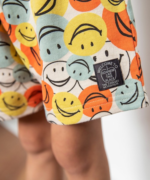 BREEZE(ブリーズ)の「カラバリイージーパンツ 4分丈(その他パンツ・キッズ・カーキ/パープル/ベージュ/オフホワイト/ドット/グレー/ブラック/ターコイズブルー/ストライプ/ピンク/ネイビー/ライム・140/120/90/100/80/110/130)」の2枚目の写真