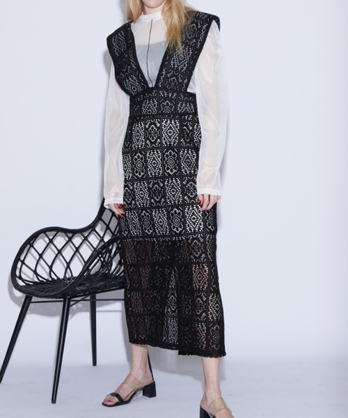 パネルレースワンピース LADYパネルレースワンピース｜ラグナムーン