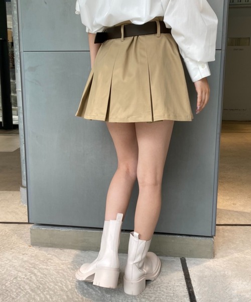 one after another NICE CLAUP（ワンアフターアナザーナイスクラップ）の「【2022AWアイテム】ヒールアップタンク底サイドゴアブーツ（ブーツ・レディース・ブラック/アイボリー/キャメル・SMALL/MEDIUM/LARGE）」の21枚目の写真