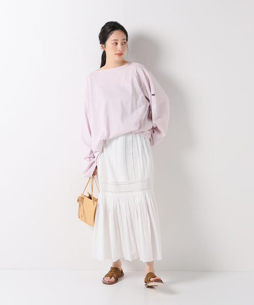 【あこです】美品♡ 2021ss OUTIL ウティ カットソー セール】【OUTIL/ウティ】TORICOT AAST カットソー（Tシャツ