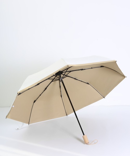 LA VORAGINE（ラ ヴォラジネ）の「晴雨兼用　UVカット 折り畳み  傘（折りたたみ傘・レディース・ピンク/グレイッシュブルー/アイボリー/サックスブルー/ライトピンク/ブルー/ライトイエロー/ピンク系その他/ブルー系その他/ホワイト系・FREE）」の17枚目の写真