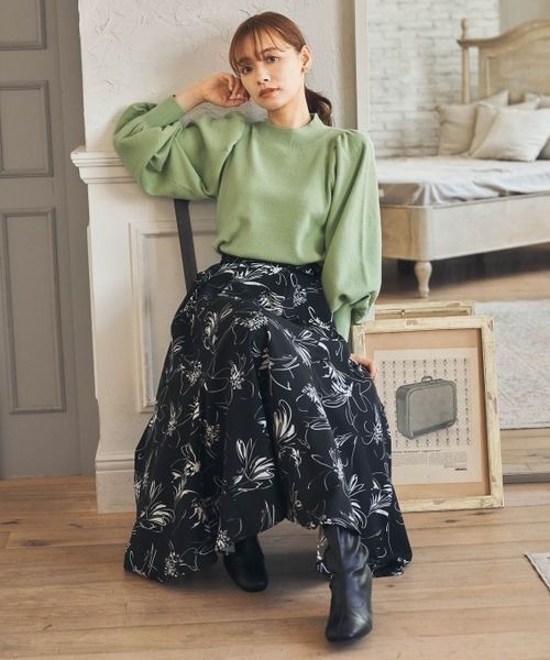 mysty woman（ミスティウーマン）の「レディライクショートブーツ 350713（ブーツ・レディース・ブラック/ブラウン/アイボリー・MEDIUM/LARGE）」の10枚目の写真