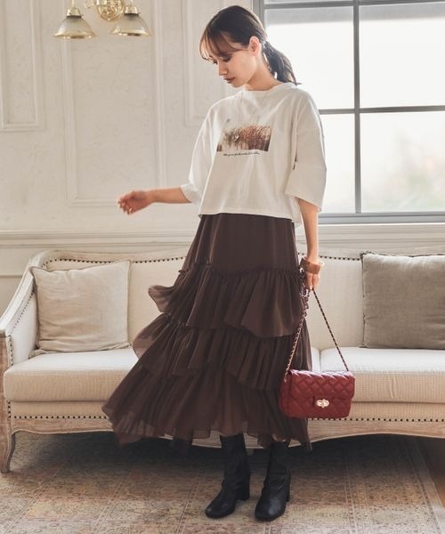 mysty woman（ミスティウーマン）の「レディライクショートブーツ 350713（ブーツ・レディース・ブラック/ブラウン/アイボリー・MEDIUM/LARGE）」の15枚目の写真