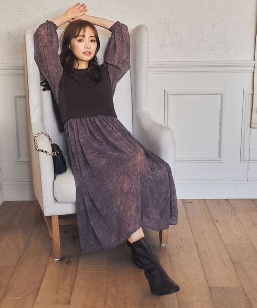 mysty woman（ミスティウーマン）の「レディライクショートブーツ 350713（ブーツ・レディース・ブラック/ブラウン/アイボリー・MEDIUM/LARGE）」の16枚目の写真