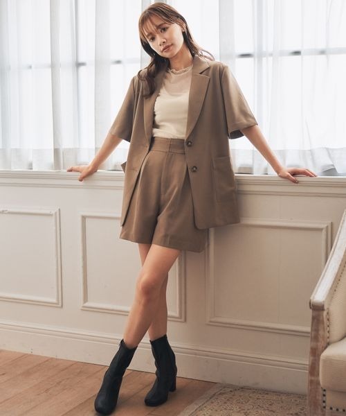 mysty woman（ミスティウーマン）の「レディライクショートブーツ 350713（ブーツ・レディース・ブラック/ブラウン/アイボリー・MEDIUM/LARGE）」の7枚目の写真