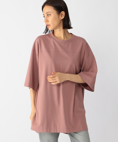 BARNYARDSTORM（バンヤードストーム）の「BARNYARDSTORM / BIGシルエットプルオーバー（Tシャツ/カットソー・レディース・ホワイト/ピンク/チャコール・FREE）」の15枚目の写真