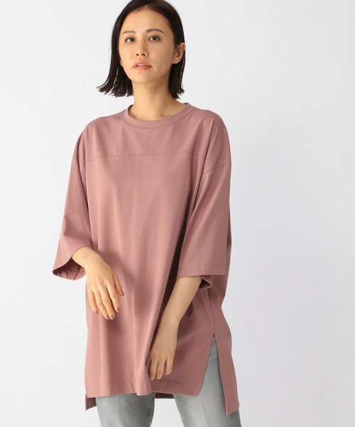 BARNYARDSTORM（バンヤードストーム）の「BARNYARDSTORM / BIGシルエットプルオーバー（Tシャツ/カットソー・レディース・ホワイト/ピンク/チャコール・FREE）」の16枚目の写真