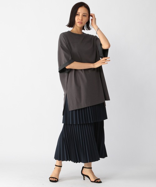 BARNYARDSTORM（バンヤードストーム）の「BARNYARDSTORM / BIGシルエットプルオーバー（Tシャツ/カットソー・レディース・ホワイト/ピンク/チャコール・FREE）」の13枚目の写真