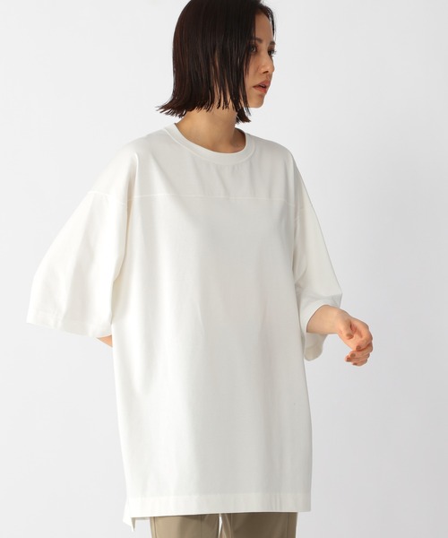 BARNYARDSTORM（バンヤードストーム）の「BARNYARDSTORM / BIGシルエットプルオーバー（Tシャツ/カットソー・レディース・ホワイト/ピンク/チャコール・FREE）」の21枚目の写真