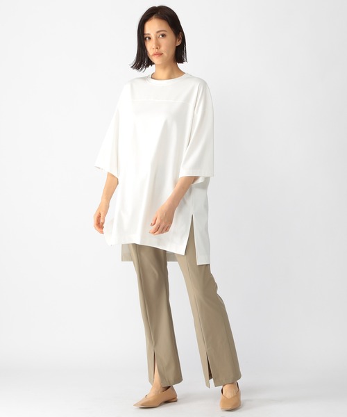 BARNYARDSTORM（バンヤードストーム）の「BARNYARDSTORM / BIGシルエットプルオーバー（Tシャツ/カットソー・レディース・ホワイト/ピンク/チャコール・FREE）」の7枚目の写真