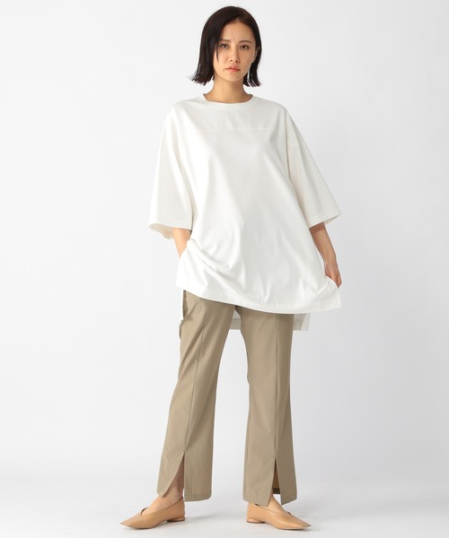 BARNYARDSTORM（バンヤードストーム）の「BARNYARDSTORM / BIGシルエットプルオーバー（Tシャツ/カットソー・レディース・ホワイト/ピンク/チャコール・FREE）」の8枚目の写真