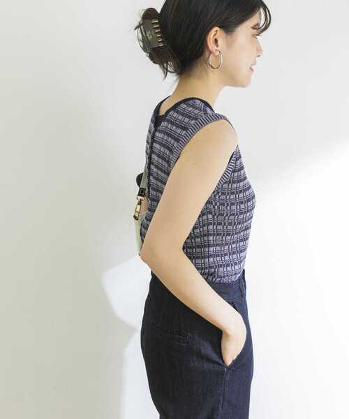 URBAN RESEARCH(アーバンリサーチ)の「ジオメトリック2WAYニット(ニット/セーター・レディース・ブラック系その他/ブルー系その他・FREE)」の13枚目の写真