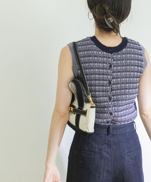 URBAN RESEARCH(アーバンリサーチ)の「ジオメトリック2WAYニット(ニット/セーター・レディース・ブラック系その他/ブルー系その他・FREE)」の14枚目の写真