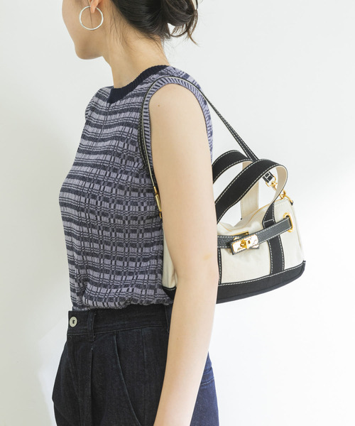 URBAN RESEARCH(アーバンリサーチ)の「ジオメトリック2WAYニット(ニット/セーター・レディース・ブラック系その他/ブルー系その他・FREE)」の16枚目の写真